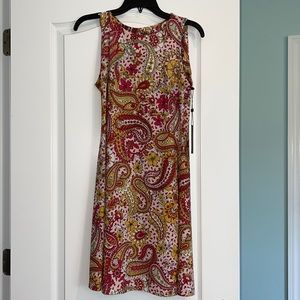 Tommy Hilfiger Size 4 Pink Paisley Dress